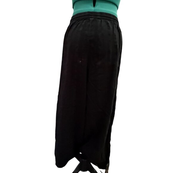 Volcom Womens Black Drawstring Waist Wide Leg Cotton Pants Plus Size 18W - Picture 4 of 16